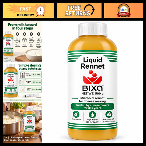 Bixa liquid rennet - liquid, cheese