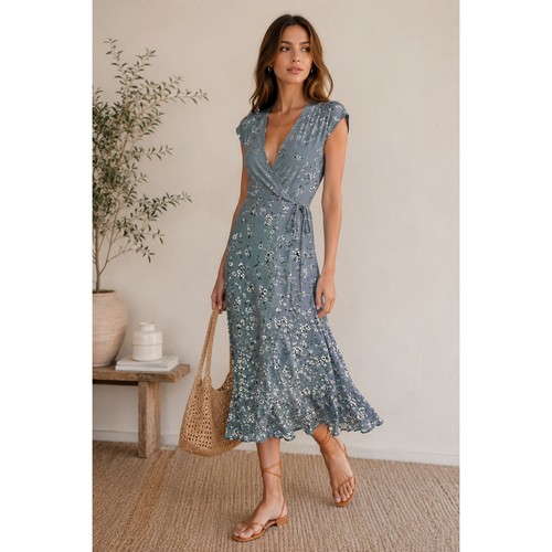 Reformation mollie wrap midi - reformation,
